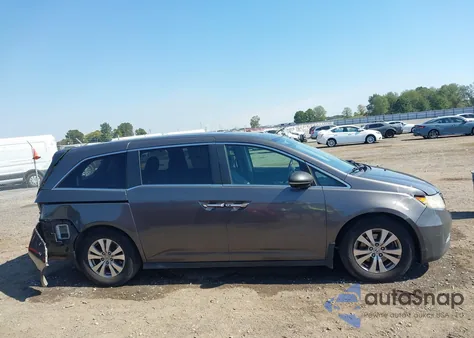 2014 Honda Odyssey Ex-L from USA, damaged, VIN 5FNRL5H65EB067562